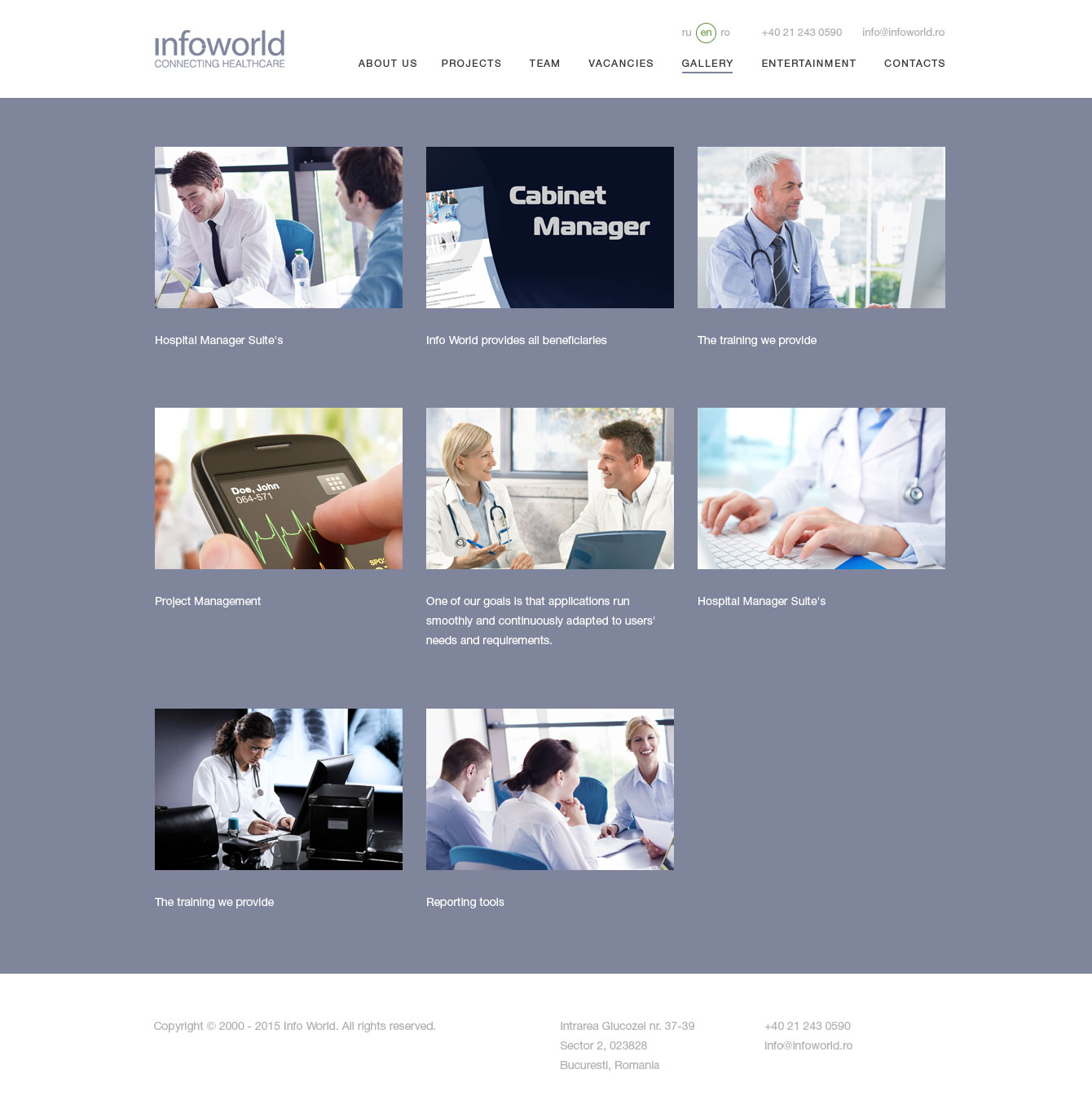 Website for Infoworld Company